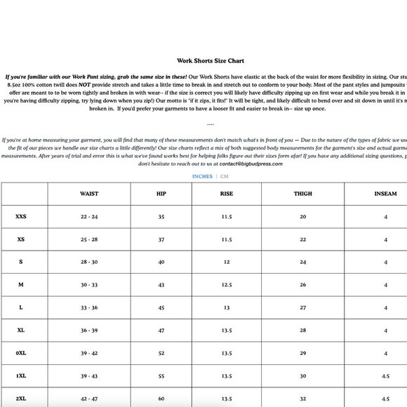 Big Bud Press ☀️ Classic Work Shorts - Burnt Terracotta (Size Small) - Picture 10 of 10